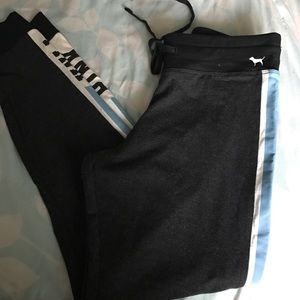 New PINK VS yoga joggers in grey