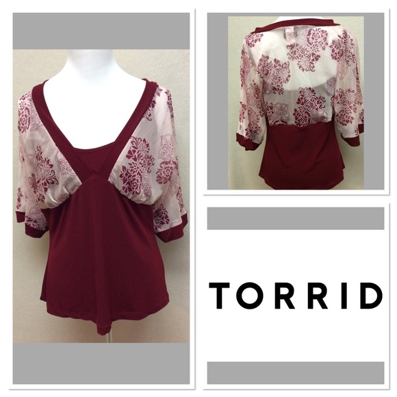torrid Tops - 0 (12) TORRID blouse