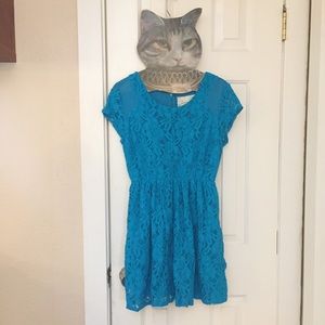 Coincidence and chance blue lace dress