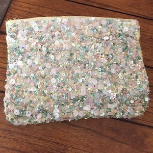 Zara Sequin Clutch