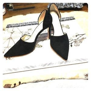 ZARA Basic Black Suede heels