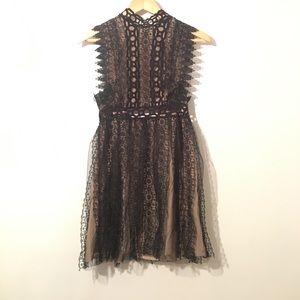 Free People Forever Lace Babydoll Dress