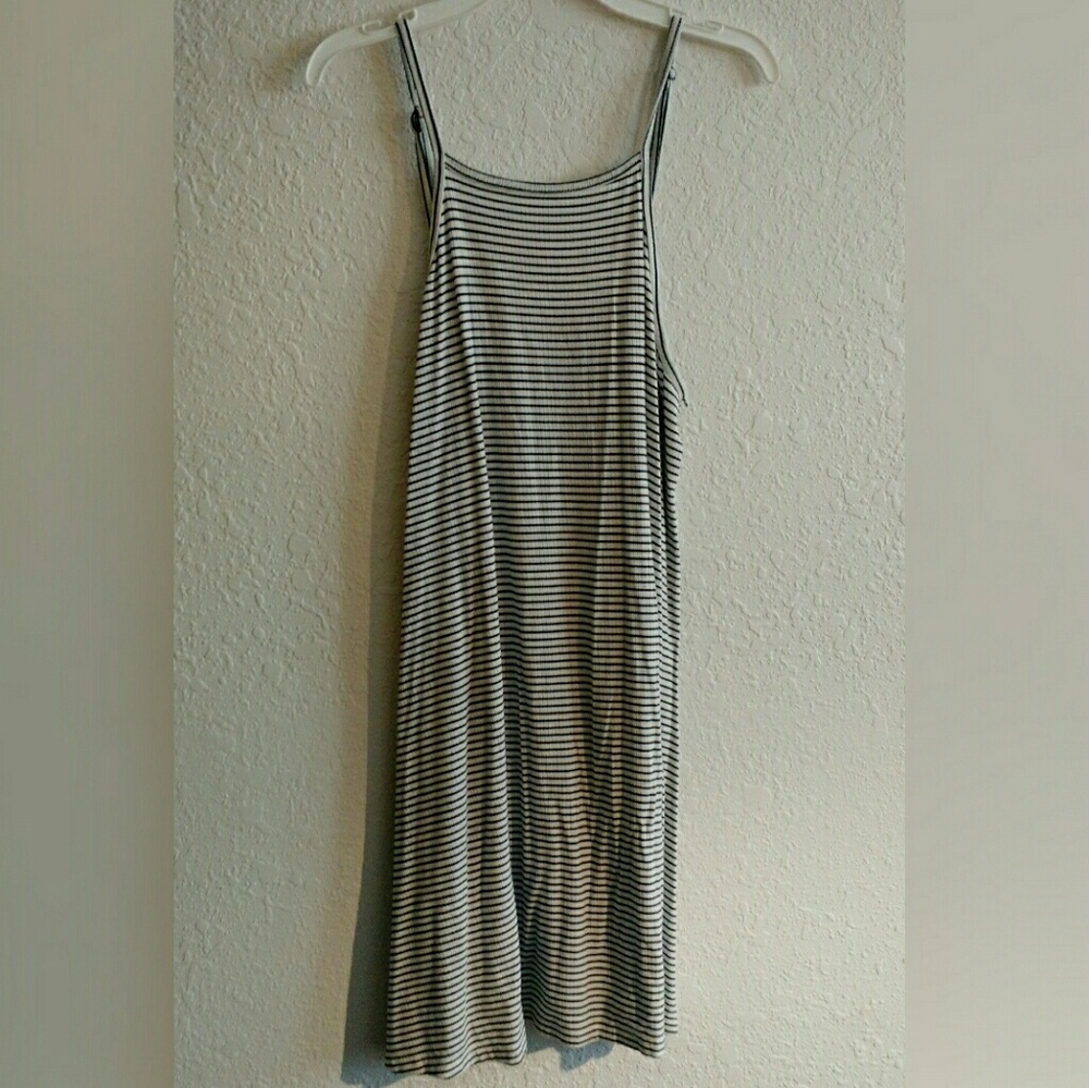 * Mossimo * black/white striped dress