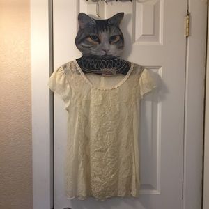 Kimchi blue urban outfitters lace shirt