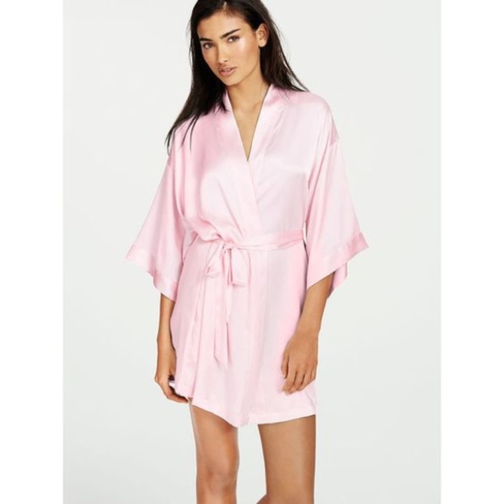 Victoria's Secret Pink Satin Komono