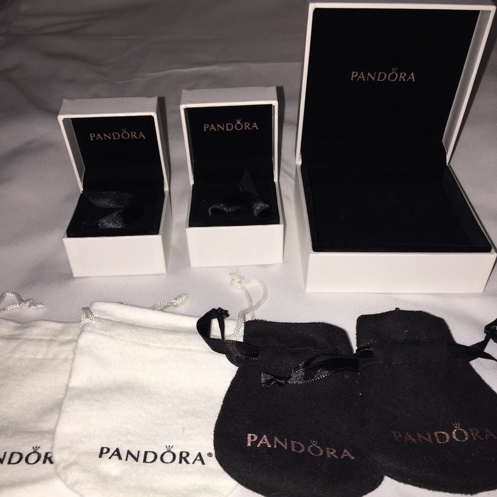 💯 % authentic Pandora boxes and pouches