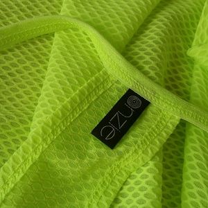 Onzie Mesh Yellow Yoga Tank