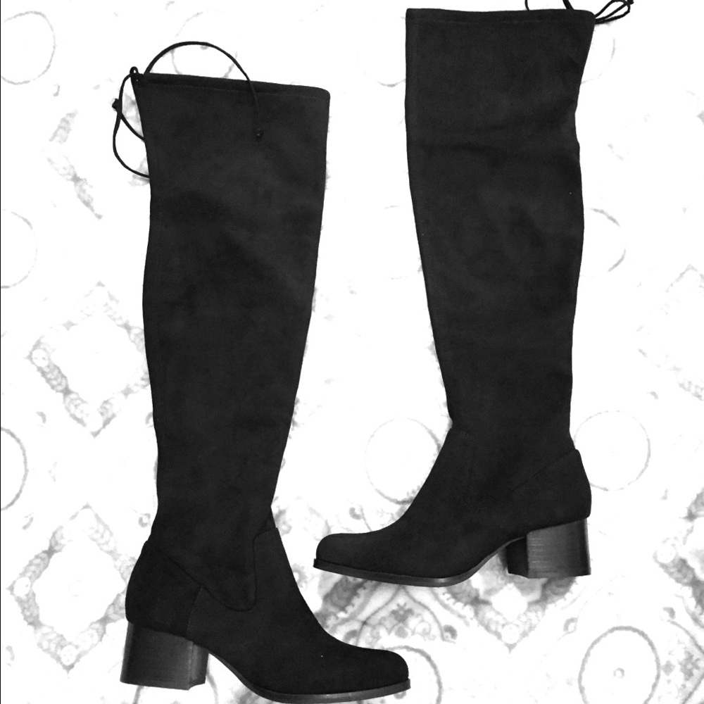 Black over the knee boots Zigi Soho Hunnny