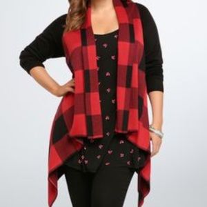 Torrid Drape Front Open Cardigan