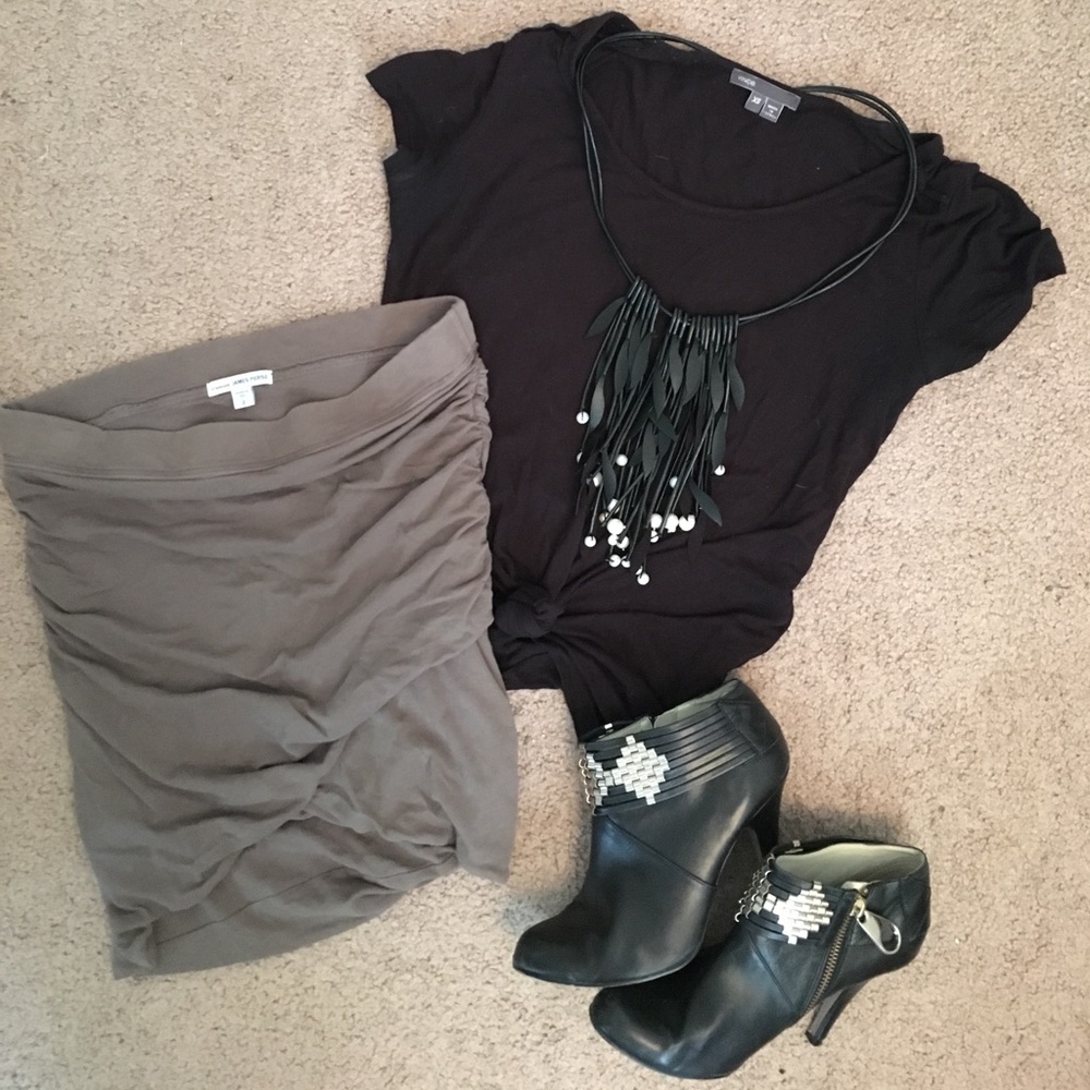 James Perse classic mini skirt
