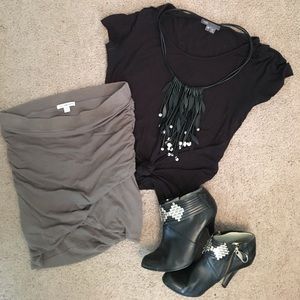 James Perse classic mini skirt