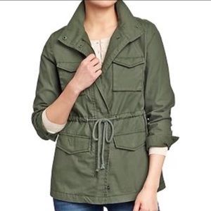 Army Jacket Utility Coat Green Olive Field Parka