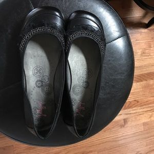 JellyPop Black Flats 9.5