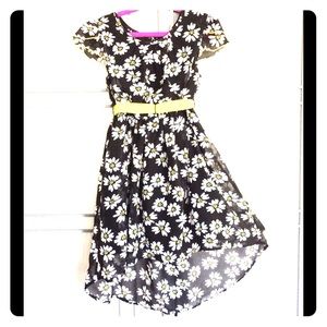 Floral High Low Dress