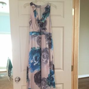 H&M Floor-Length Silk Dress