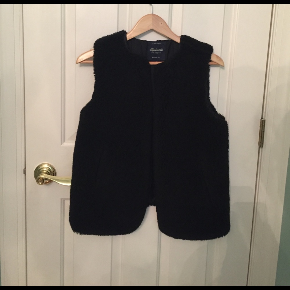 Madewell Black Vest