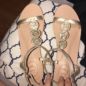 Jack rogers platinum eve sandals