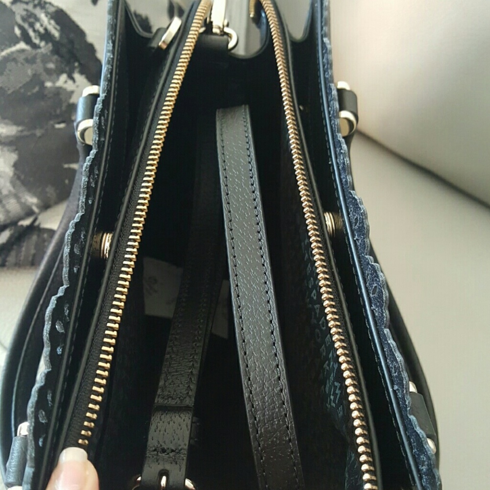 !!OFFERS!! New Kate Spade Lace Trim Satchel - Picture 4 of 4