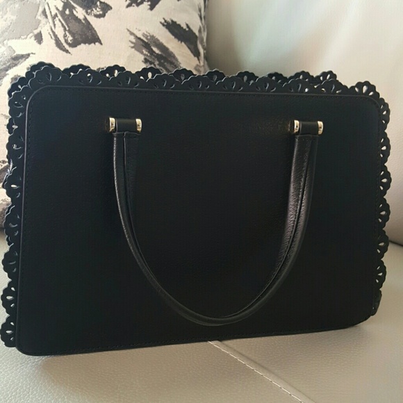 !!OFFERS!! New Kate Spade Lace Trim Satchel - Picture 3 of 4