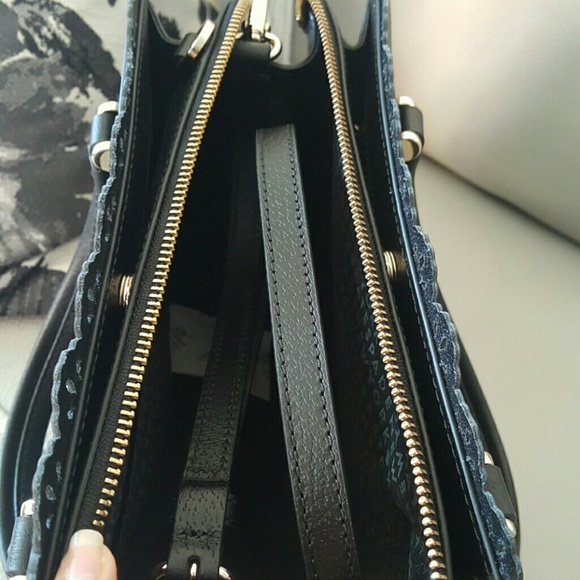 !!OFFERS!! New Kate Spade Lace Trim Satchel - Picture 4 of 4