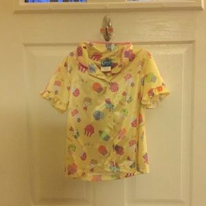 Yellow children's pj top