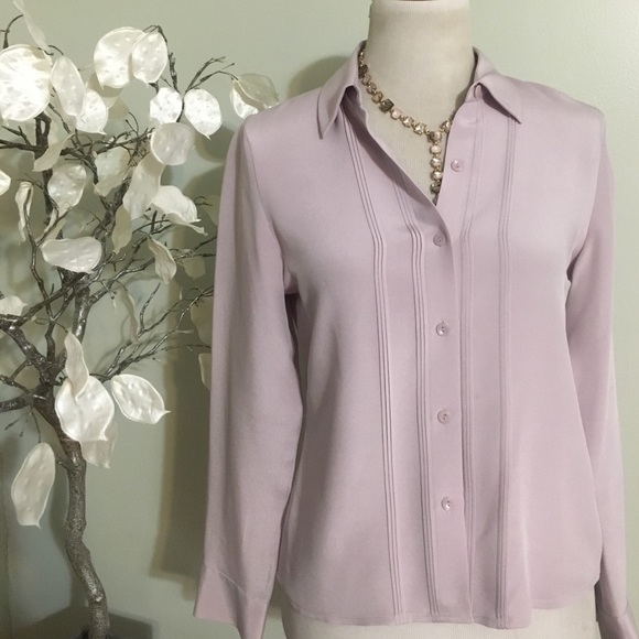 Petite Sophisticate Tops - PETITE SOPHISTICATE SILK BLOUSE