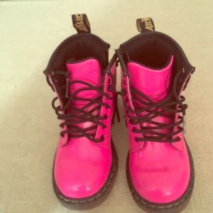 Sorry SOLD Toddler pink patent leather Dr Martens