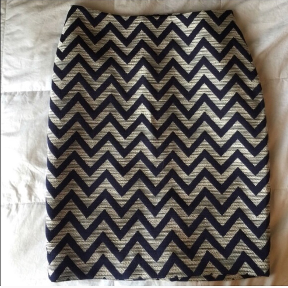 The Limited Chevron Skirt