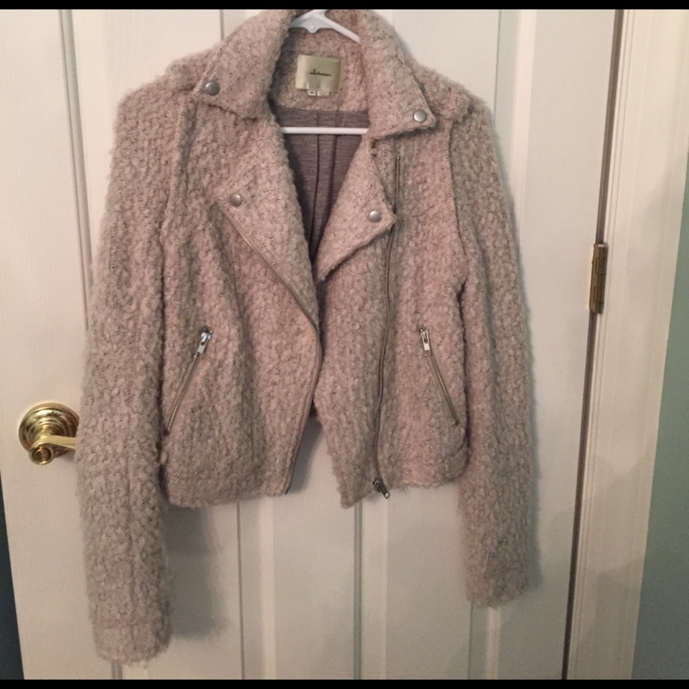Anthropologie Light Pink Moro Jacket