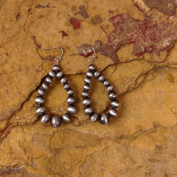 Back in Stock!Elongated Western Navajo Pearls - Picture 2 of 3