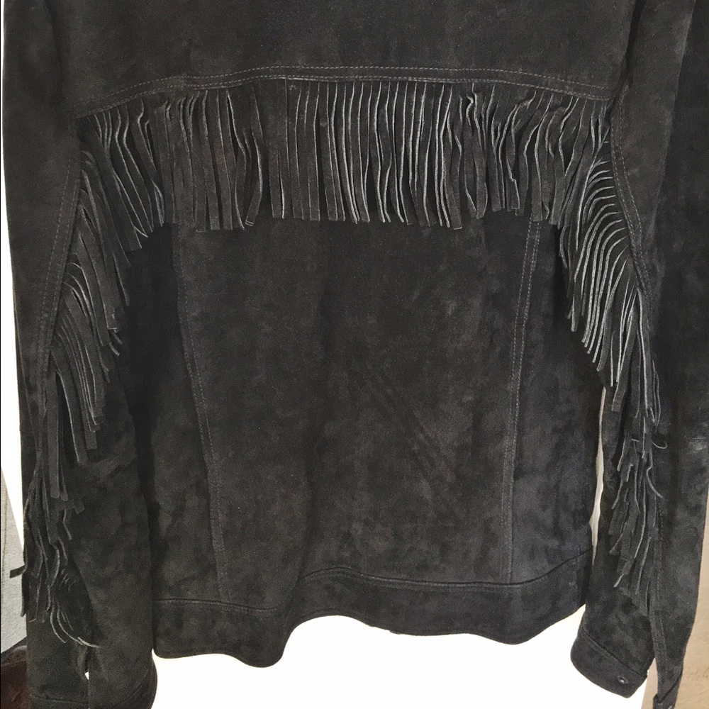 ❗️FINAL REDUCTION❗️NWOT Genuine Suede Black Jacket