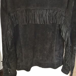 ❗️FINAL REDUCTION❗️NWOT Genuine Suede Black Jacket