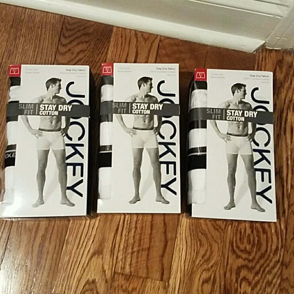 Jockey .Mens (3) 3 pack Low-rise Boxer Briefs