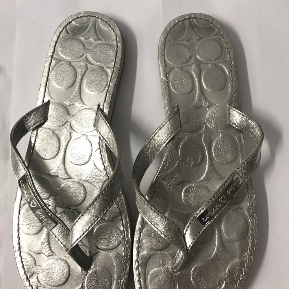 Coach flip flops