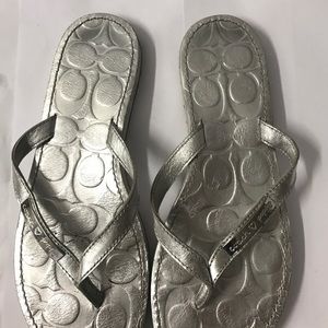 Coach flip flops