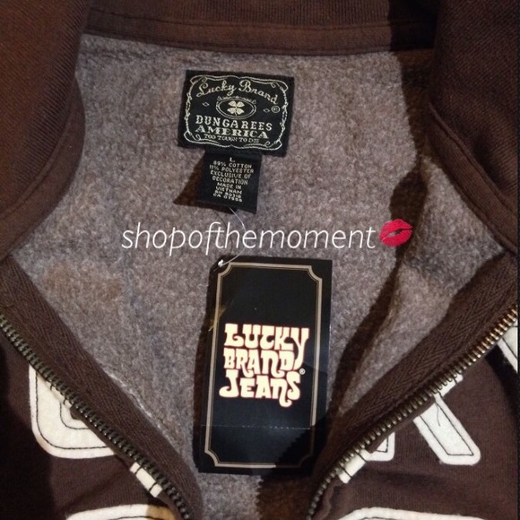 💀🆕 հթ⚡ℓαѕт1 Lucky Brand ✪ 1957 Zip Track Jacket - Picture 6 of 8