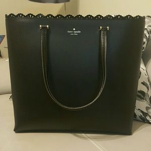 !!OFFERS!! New Kate Spade Lace Trim Tote