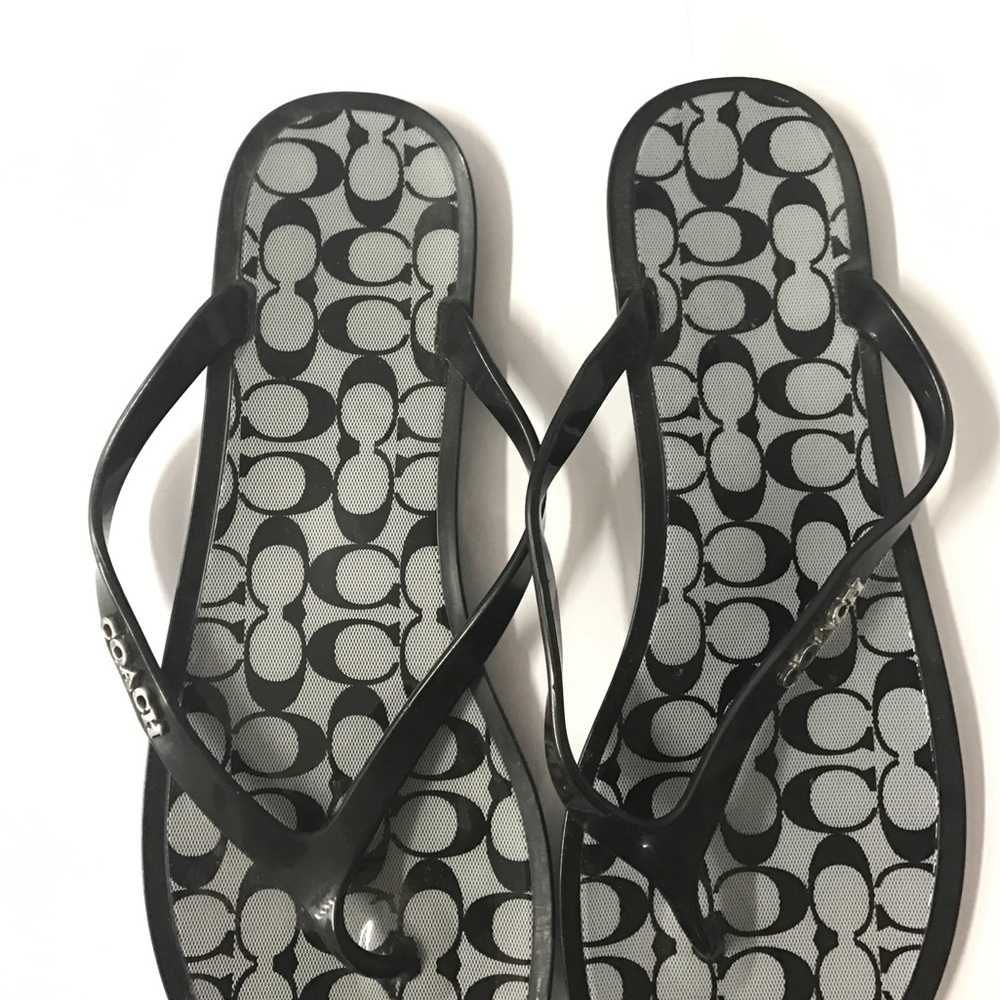 Coach flip flops
