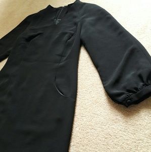 *Ellen Tracy* Black Long Sleeve Dress