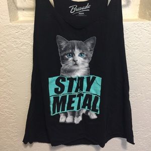 Stay metal tank top