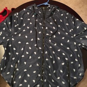 NWOT Feather print Windbreaker