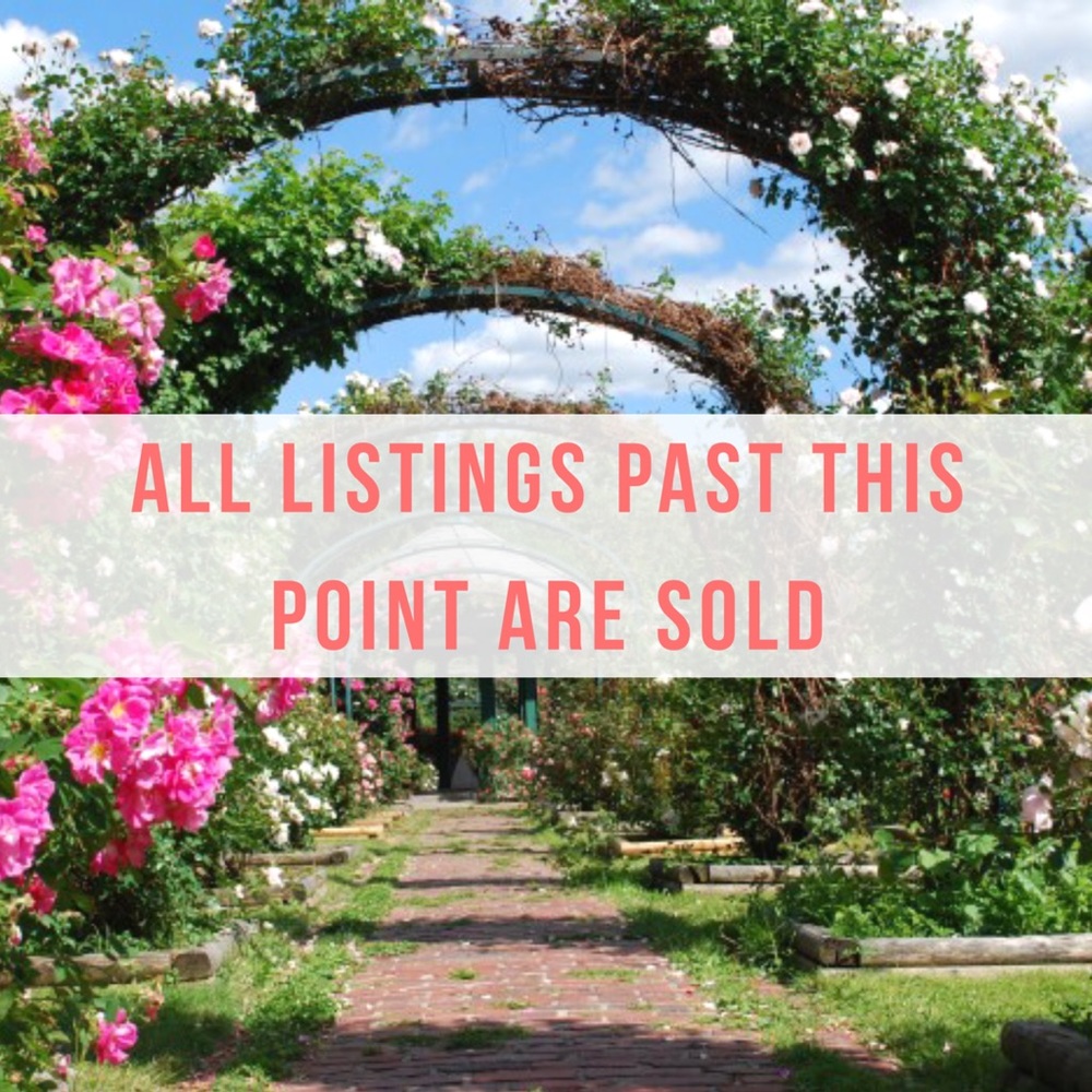 All listings past this point are sold. Thank you!