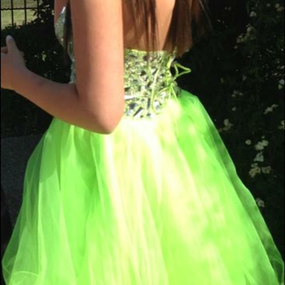 Green Homecoming Dress - Picture 5 of 5