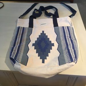 Large tribal print Garage tote bag