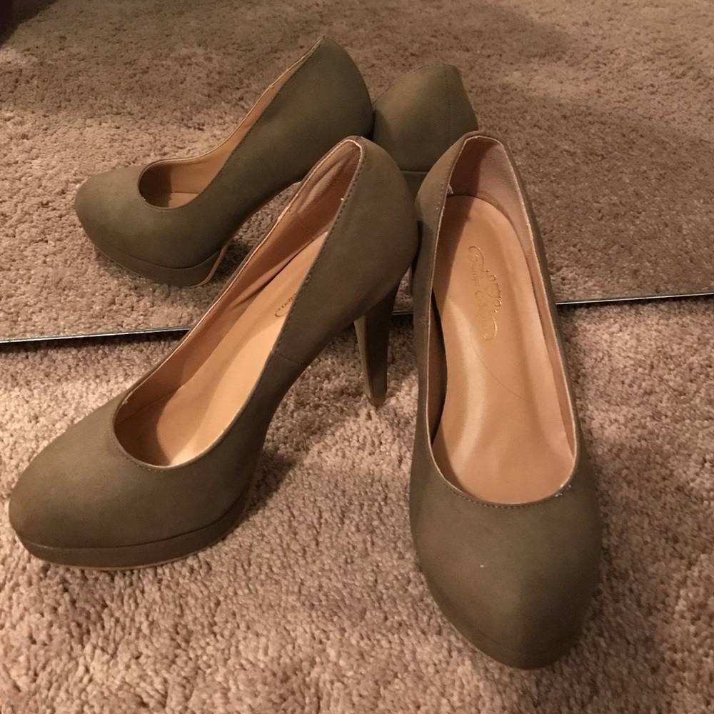 Taupe Heels by Journee Collection for Target