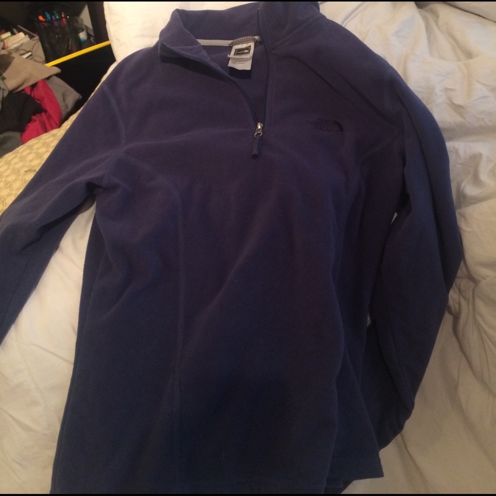 North face 1/4 zip fleece
