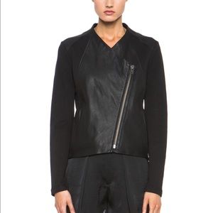 Helmut Lang washed leather jacket