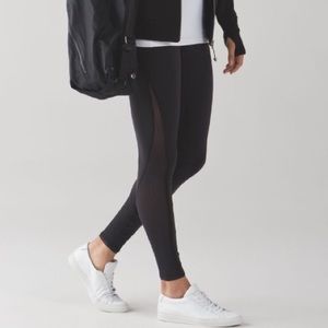 Lululemon Deep Breath Black Yoga leggings pant sz4