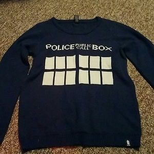 Doctor Who Tardis Sweater