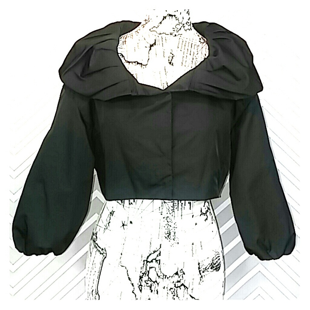 BCBGMAXAZRIA Cropped Puffed Jacket NWOT